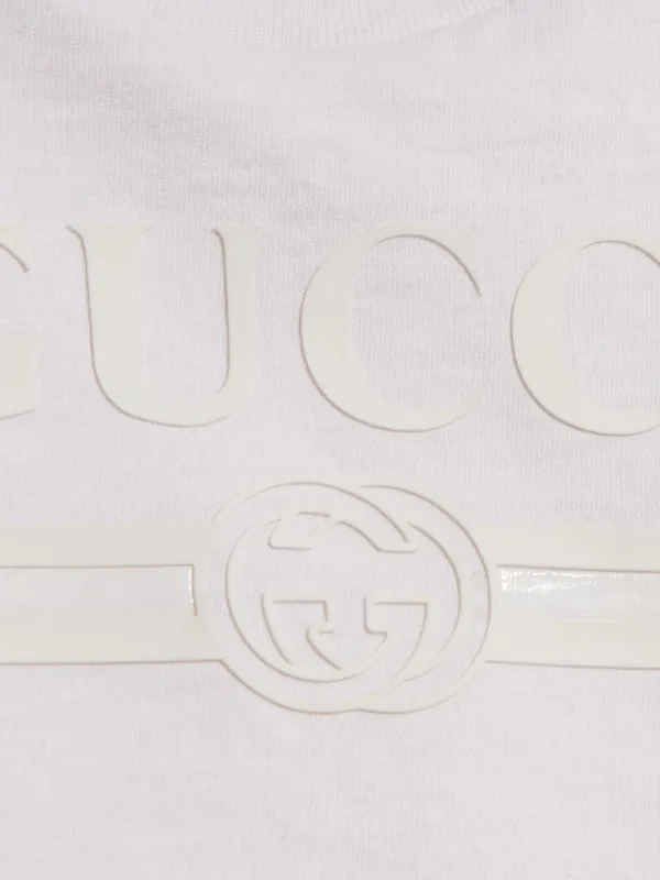 Gucci Kids インターロッキングG Tシャツ | ホワイト | FARFETCH JP