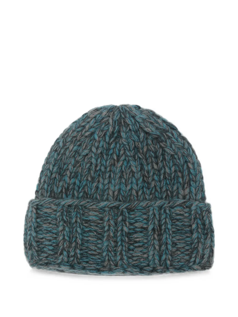 Liska Anfisa chunky-knit cashmere beanie hat