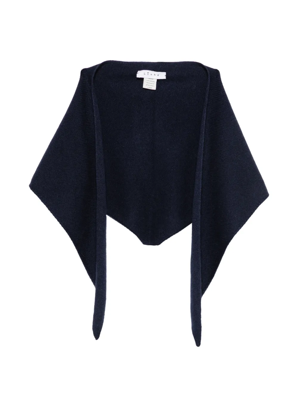 Liska triangular scarf - Blu