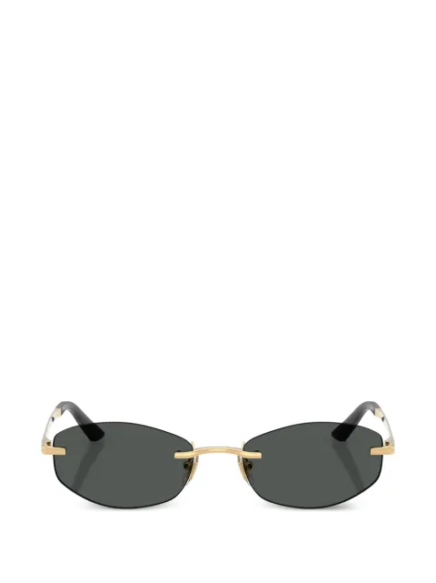 Versace Eyewear lentes de sol con armazón ovalada