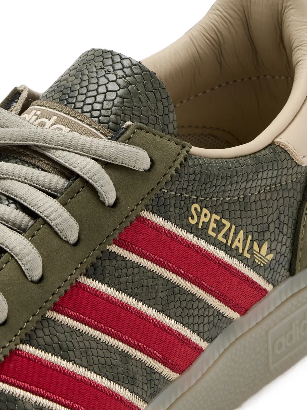adidas Handball Spezial snakeskin-effect sneakers Groen