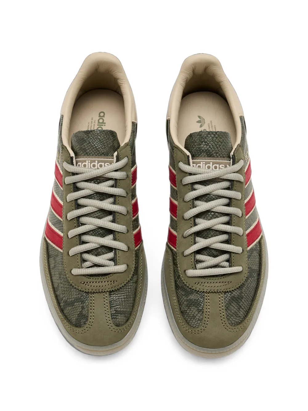 adidas Handball Spezial snakeskin-effect sneakers Groen