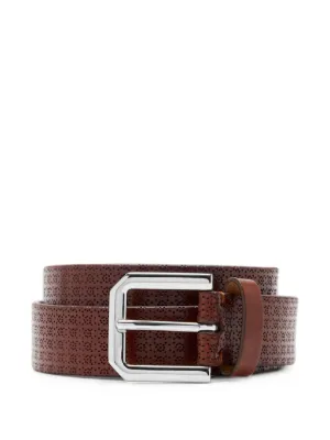 ETRO ペイズリーレザーベルト | レッド | FARFETCH JP
