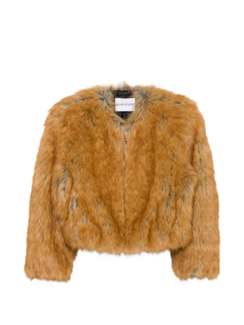 STAND STUDIO Karley faux-fur coat