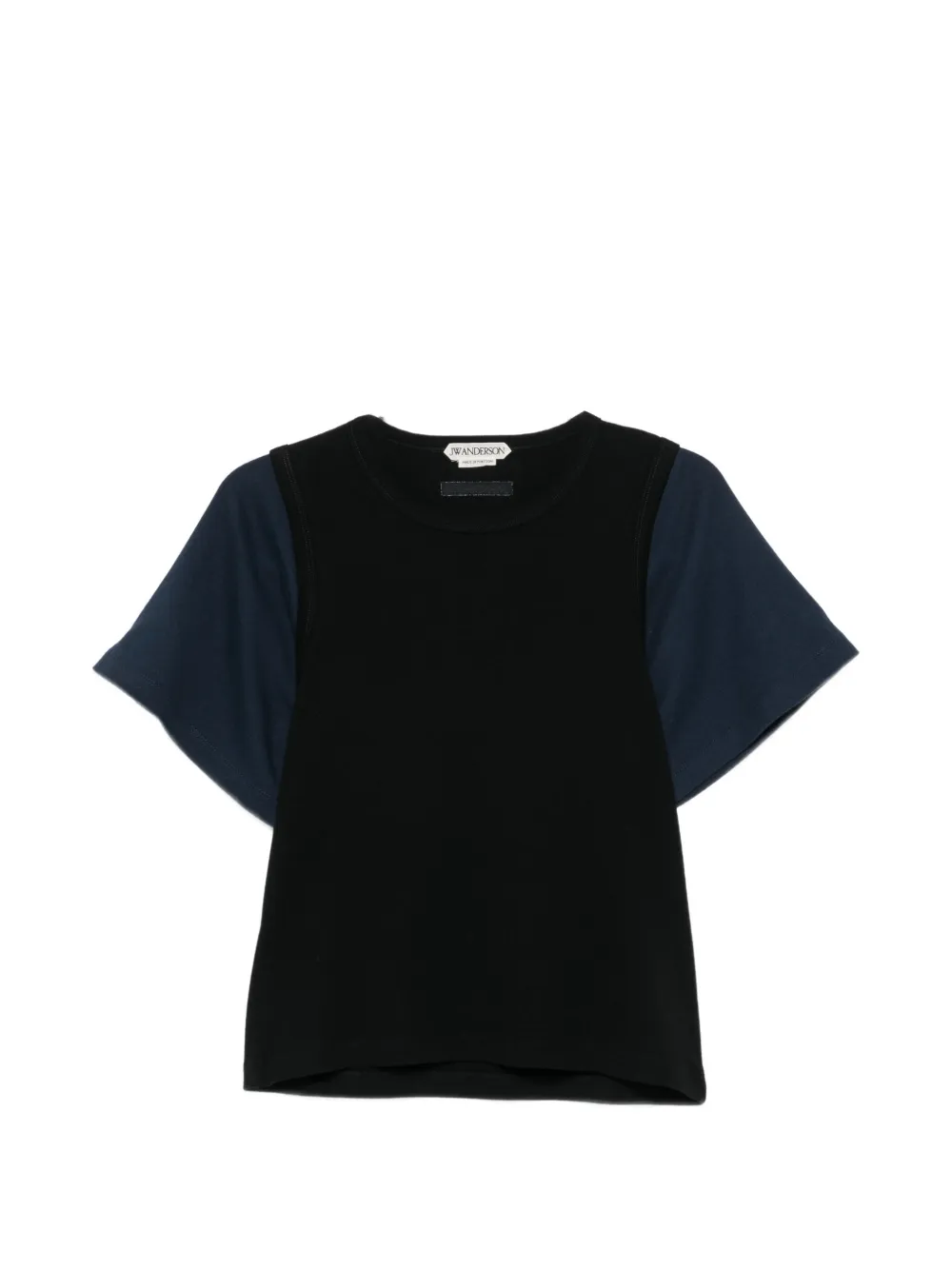 JW Anderson layered T-shirt - Schwarz