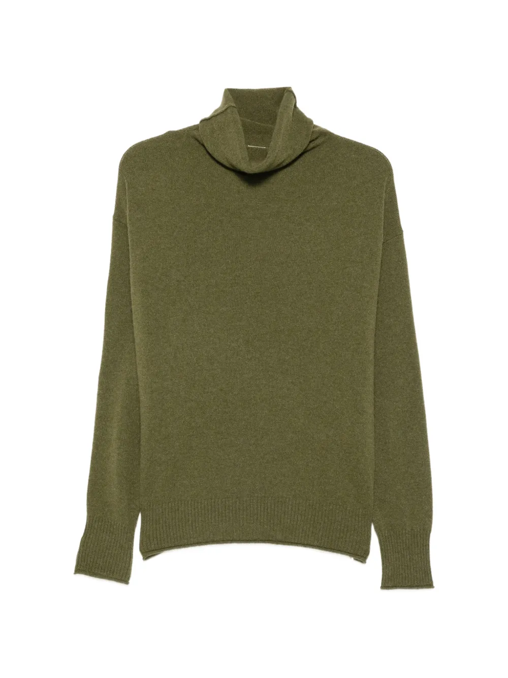 C.t.plage Roll-neck Cashmere Sweater In Green