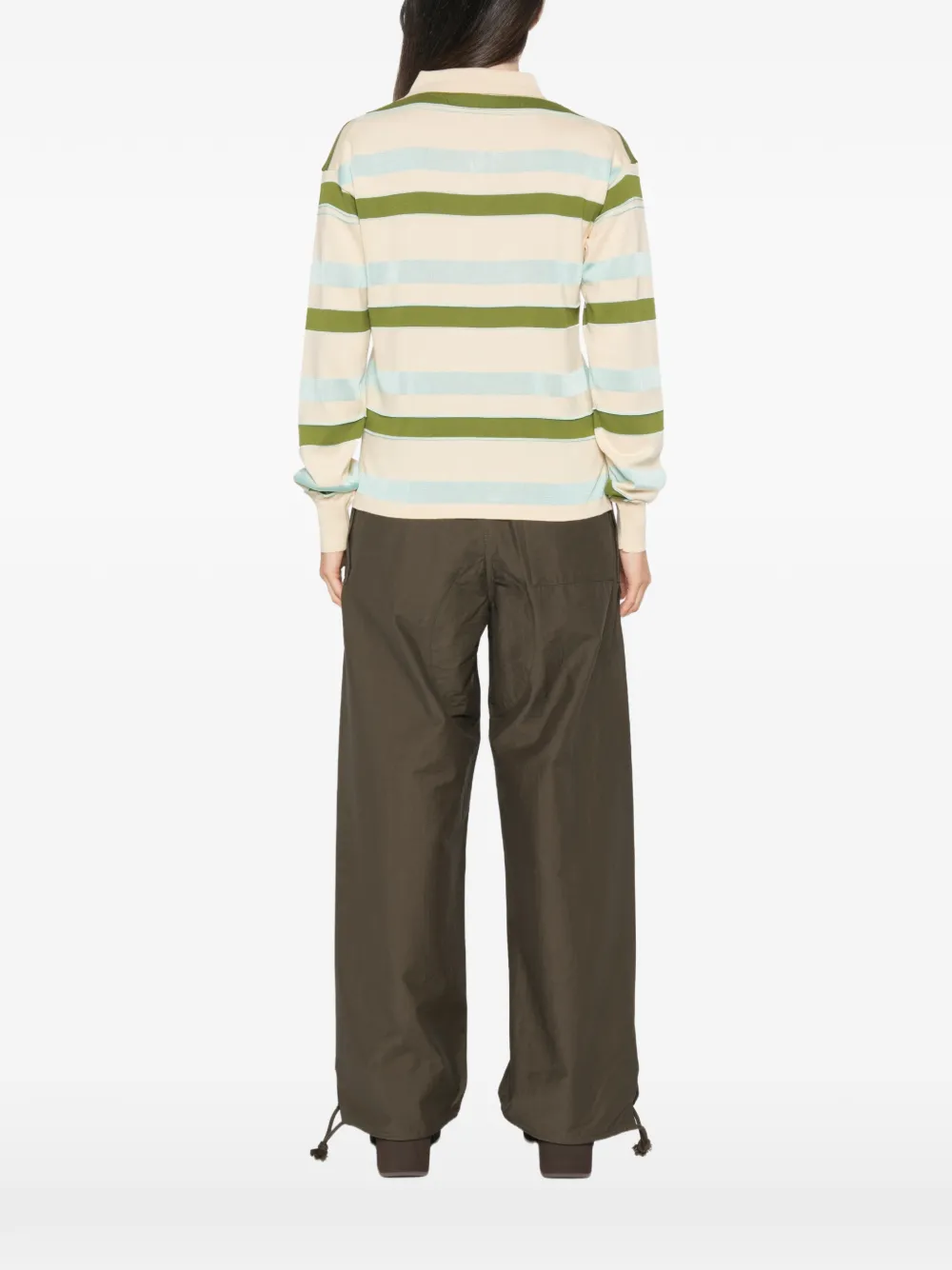 JW Anderson Gestreept poloshirt Beige