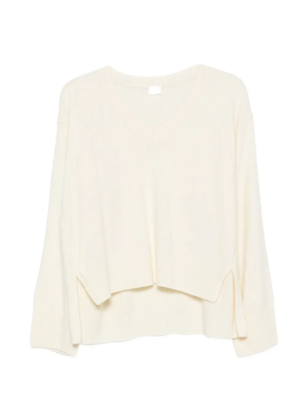 C.t.plage V-neck Wool Sweater In Multi