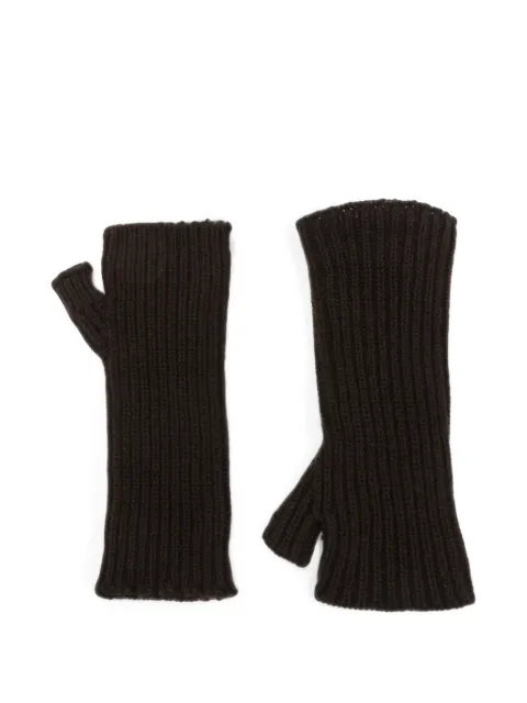 MRZ ribbed fingerless gloves