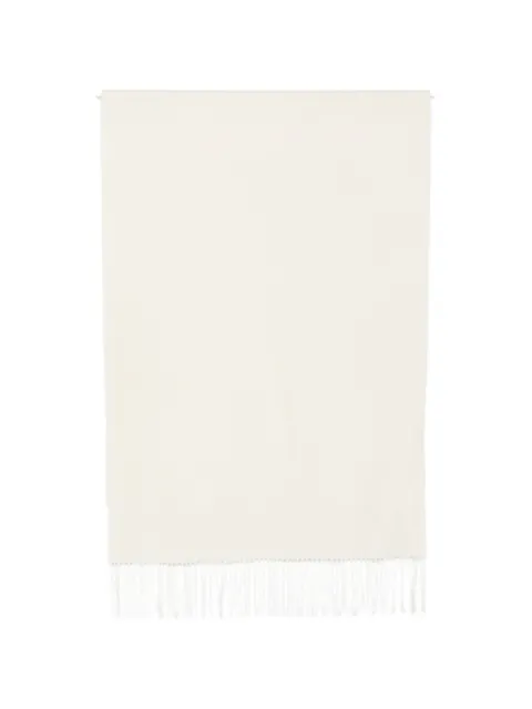 C.T.PLAGE fringed cashmere scarf