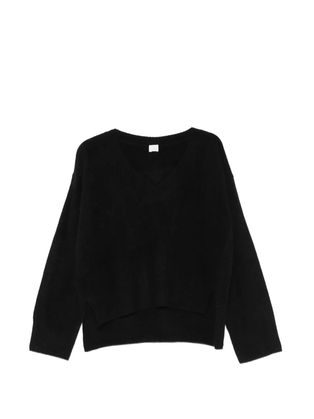 C.T.PLAGE V-neck wool sweater - Nero