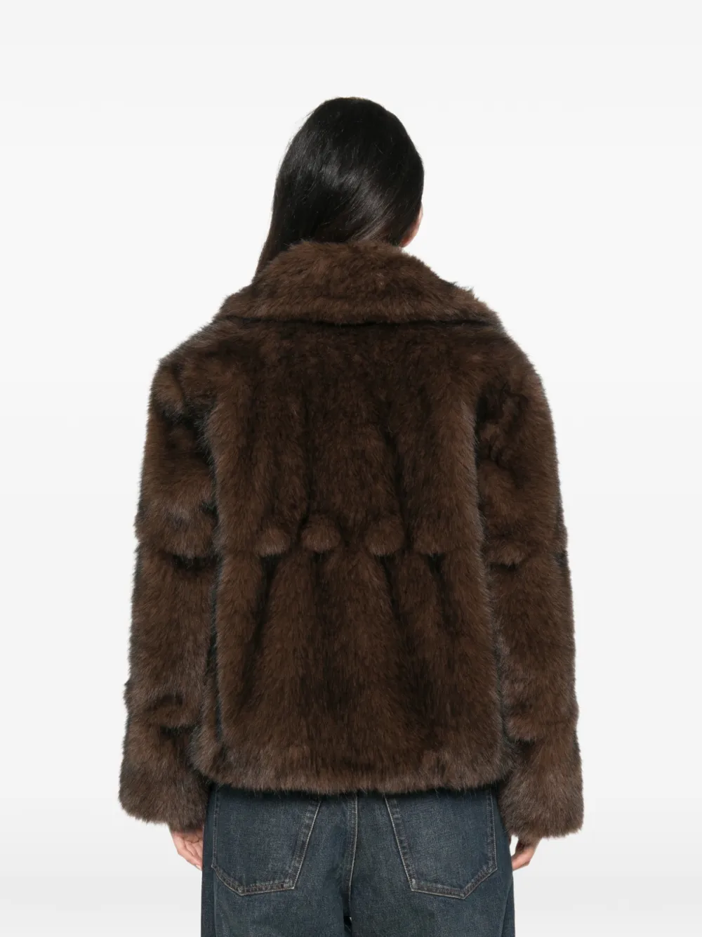 Ermanno Scervino Jack met oversized kraag Bruin