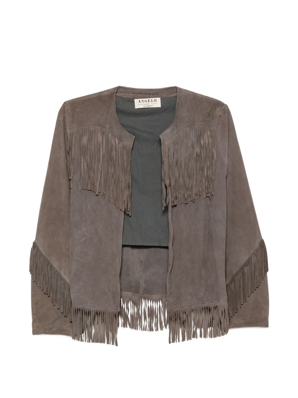 A.N.G.E.L.O. Vintage Cult veste en daim à franges (années 2000) - Marron A.N.G.E.L.O. Vintage Cult veste en daim à franges (années 2000) - Marron
