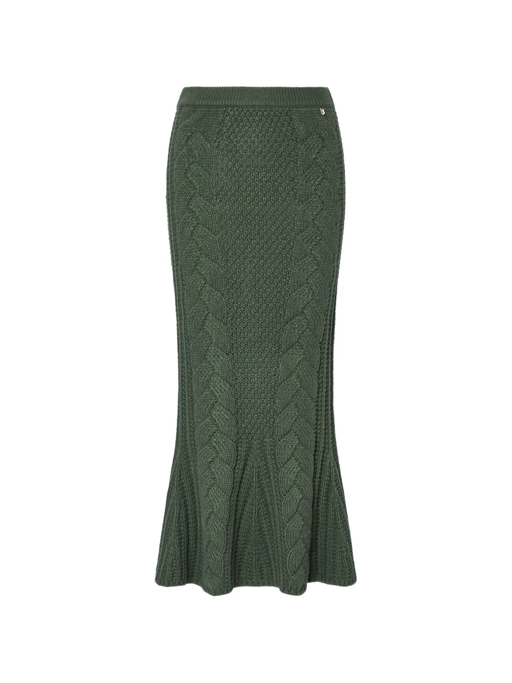 LIU JO knit midi skirt Groen