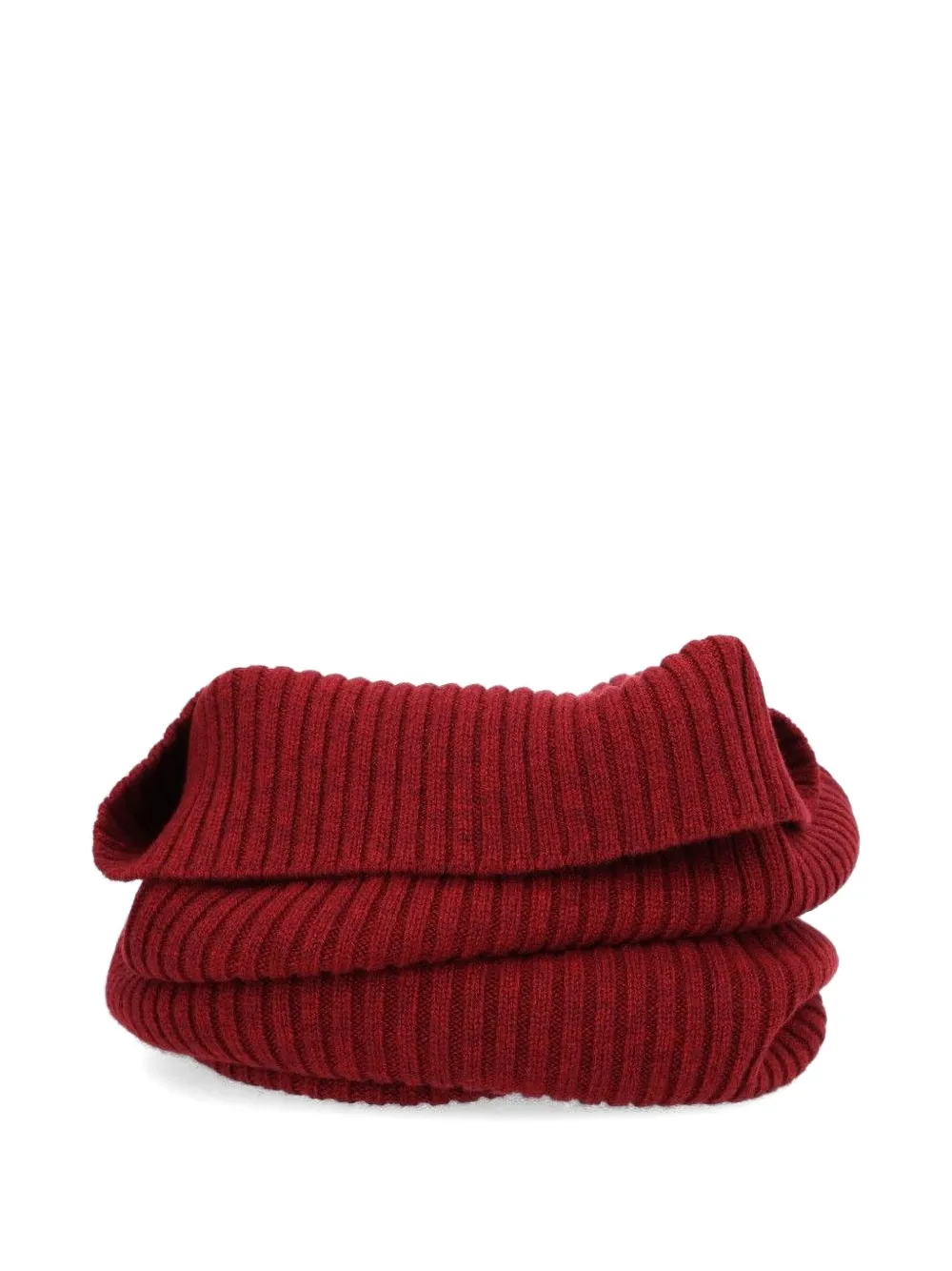BOMPARD Geribbelde col Rood