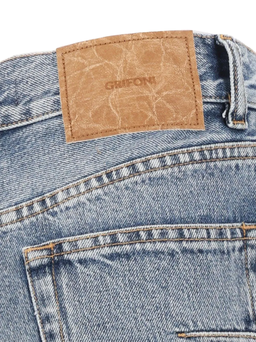 Mauro Grifoni Straight jeans met vervaagd effect Blauw