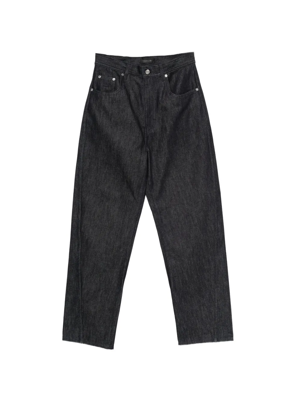 Lacoste logo-patch jeans - Bleu Lacoste logo-patch jeans - Bleu