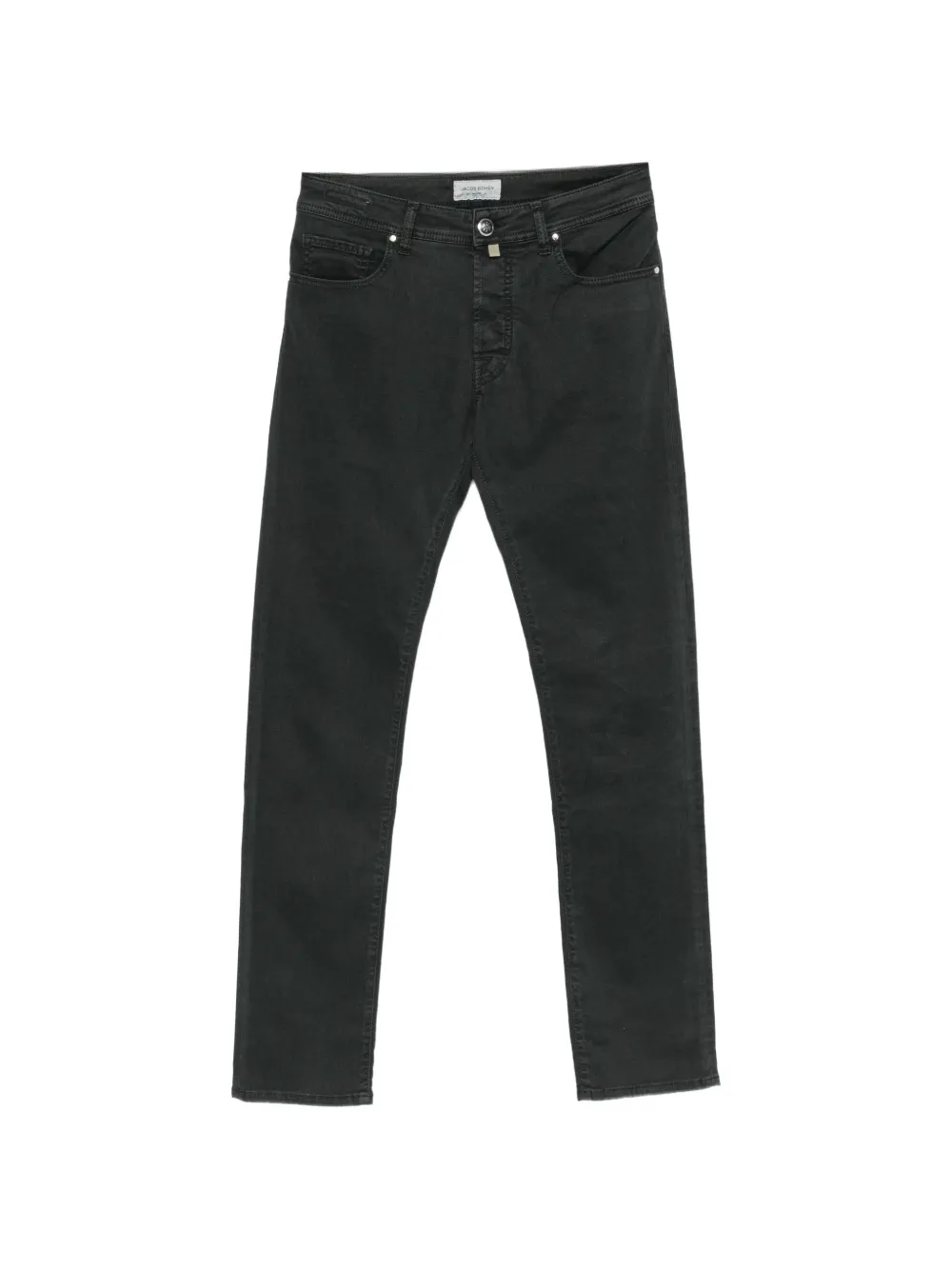 Jacob Cohën logo-patch straight-leg trousers