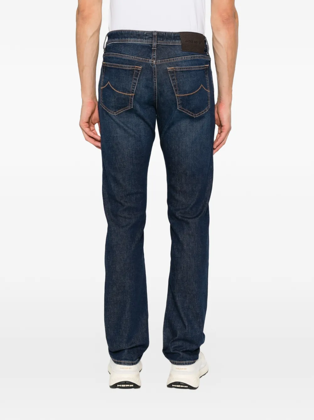 Jacob Cohën Bard slim-fit jeans met vervaagd effect Blauw