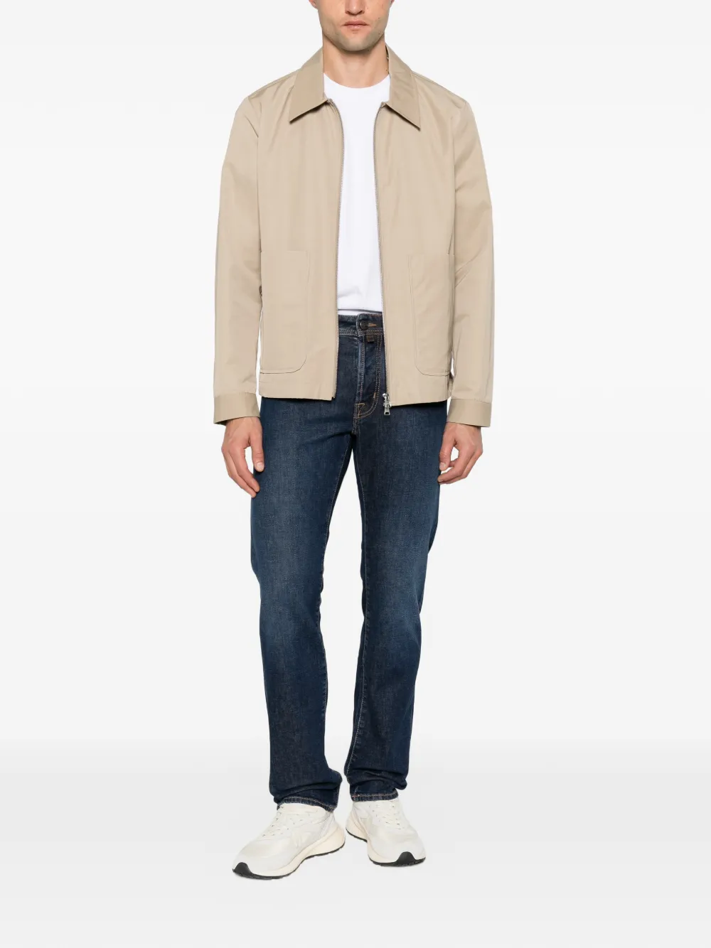 Jacob Cohën Bard slim-fit jeans met vervaagd effect Blauw