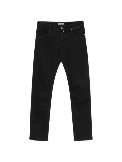 Jacob Cohën logo-patch slim-fit jeans