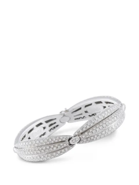 Damiani diamond scalloped leaf bracelet