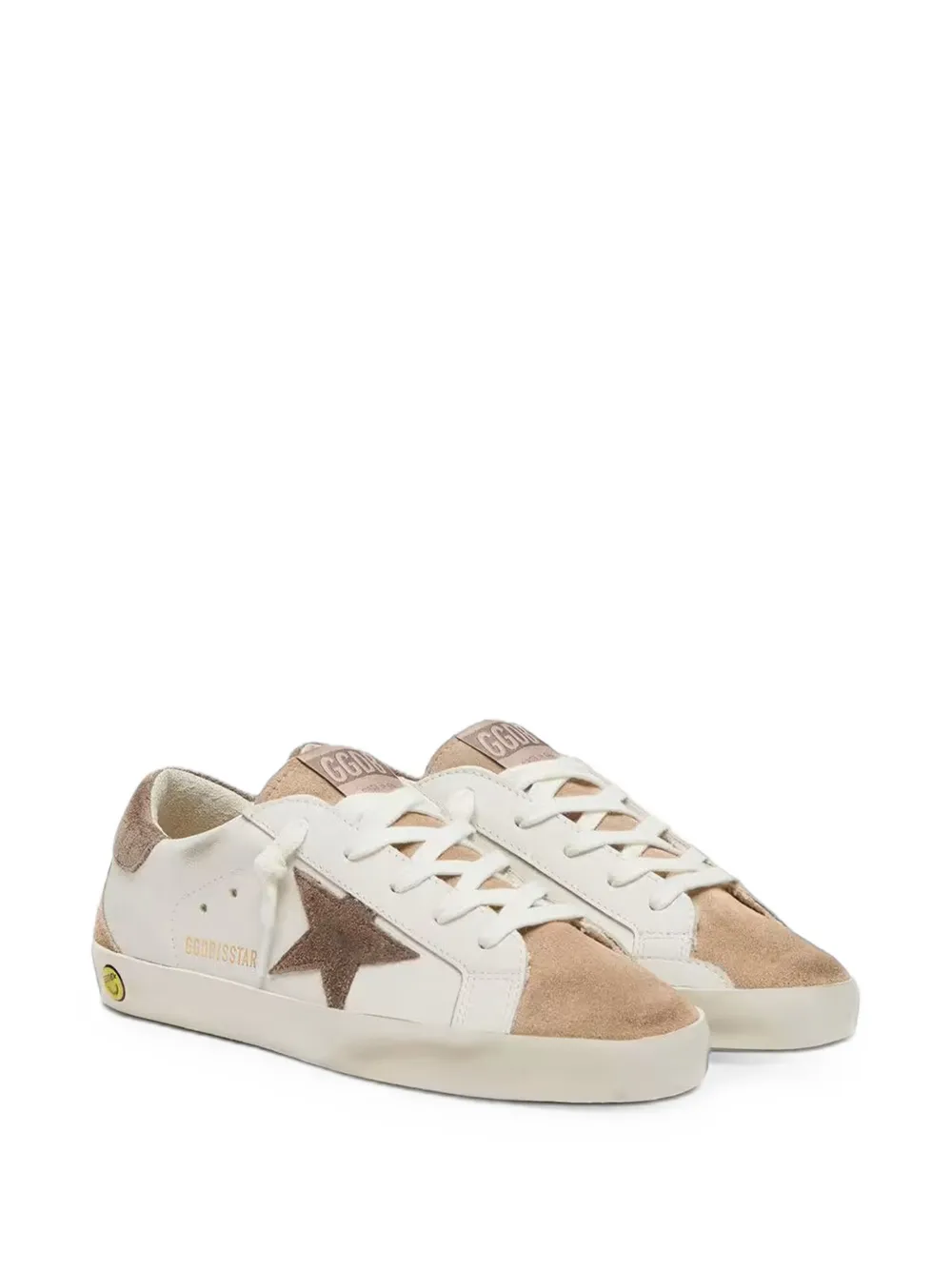 Golden Goose Kids Super-Star distressed-effect sneakers - Bianco
