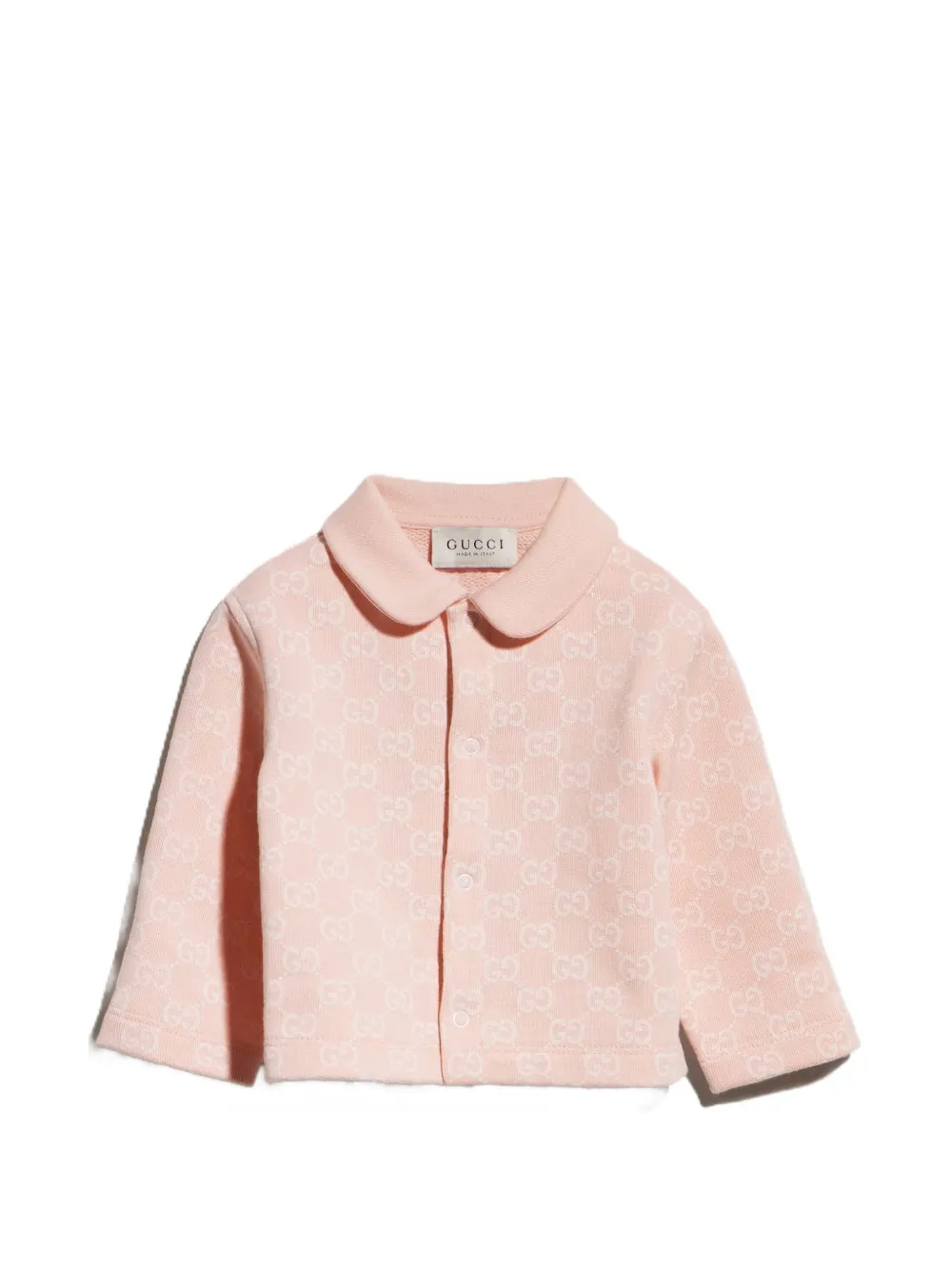 Gucci Kids Cardigan mit GG-Print - Rosa