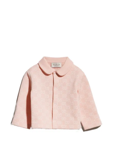 Gucci Kids GG-print cotton cardigan