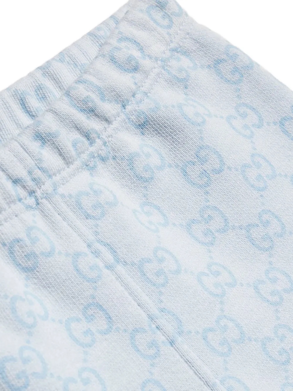 Gucci Kids GG broek met monogram-patroon Blauw