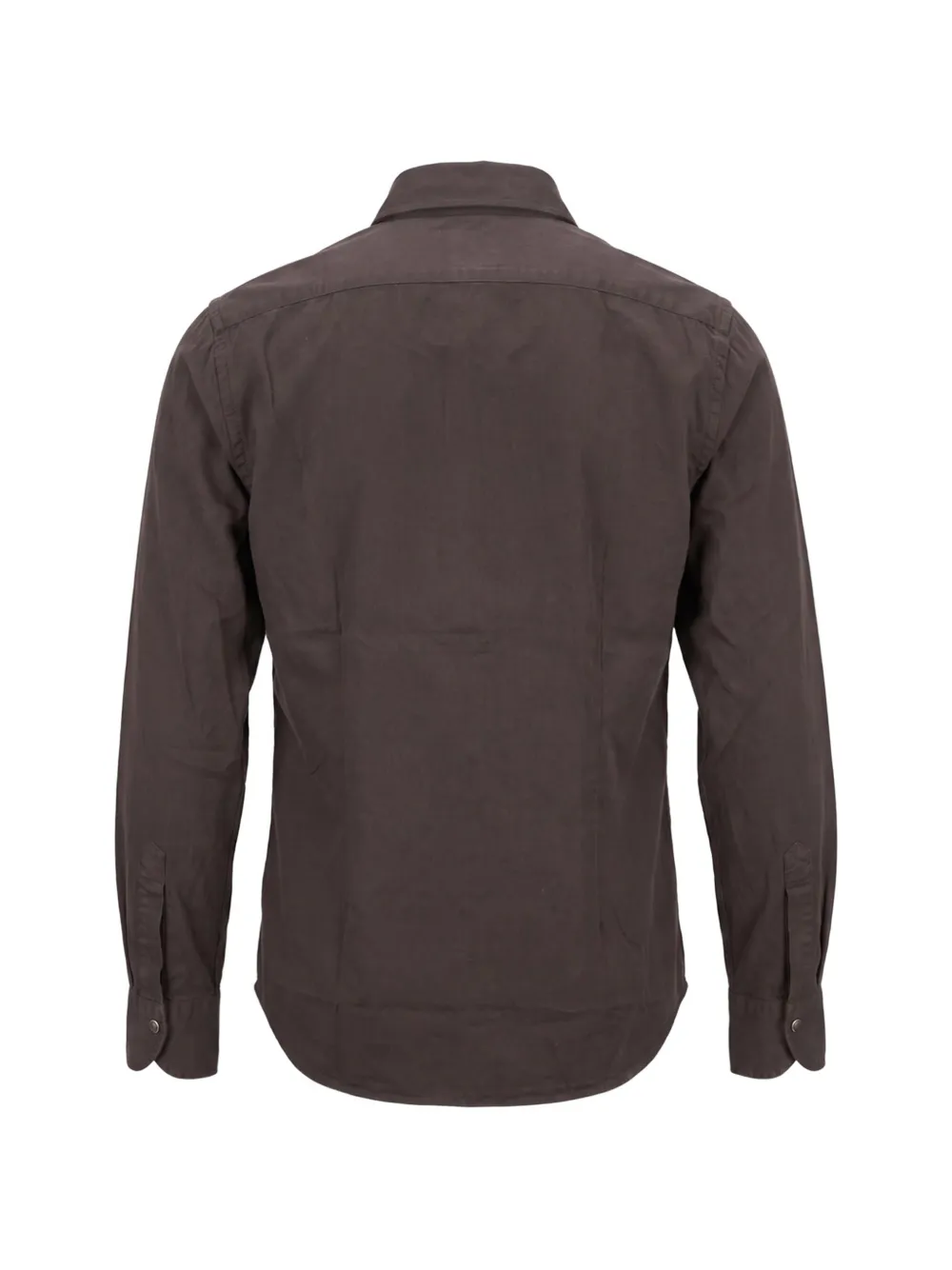 Xacus long-sleeved cotton shirt Bruin