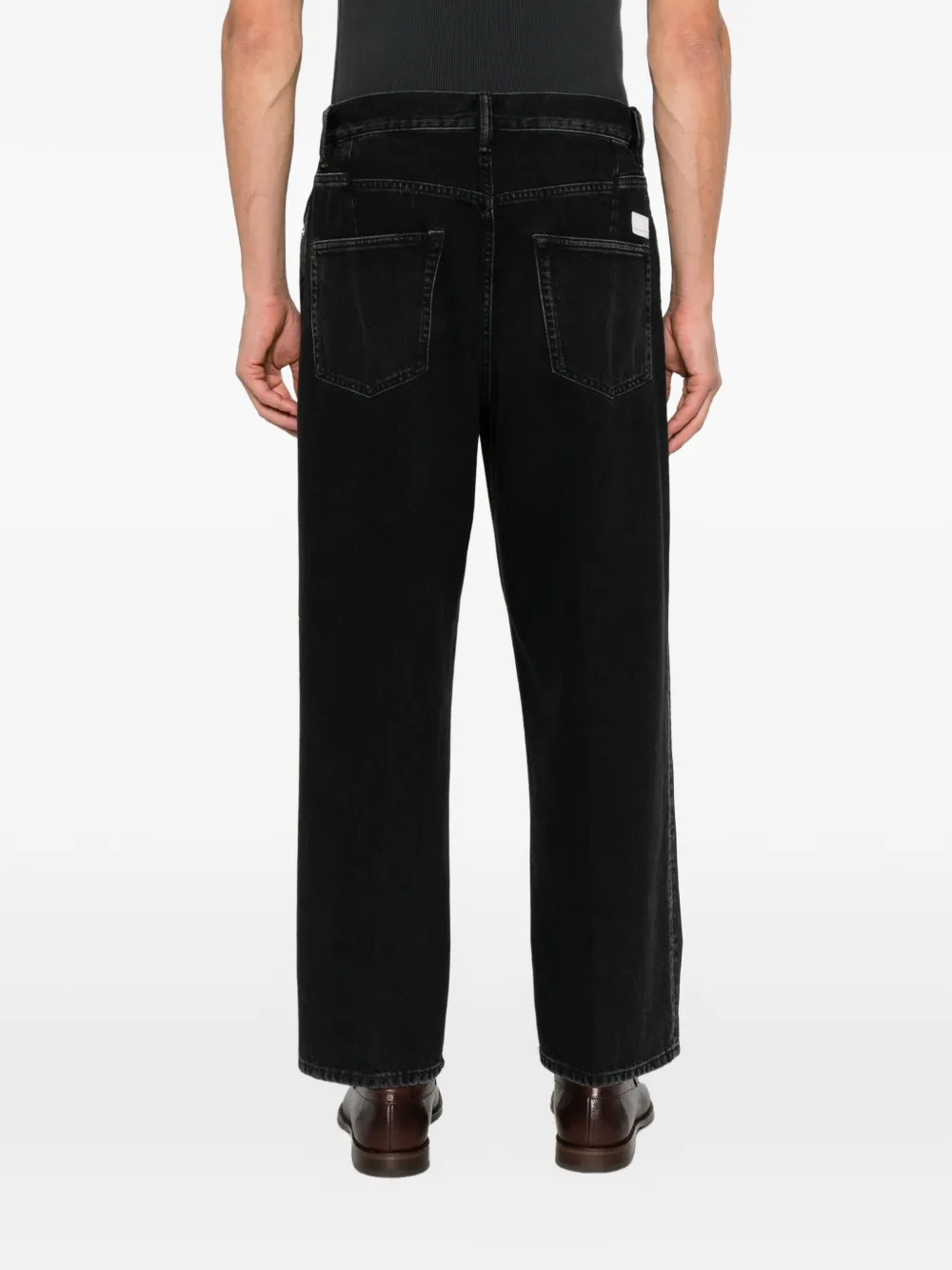 Nine In The Morning Albert ruimvallende jeans Zwart