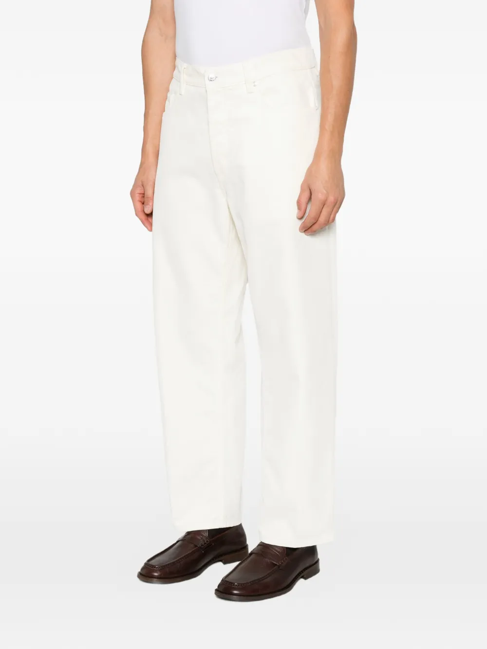 Nine In The Morning Albert ruimvallende jeans Beige