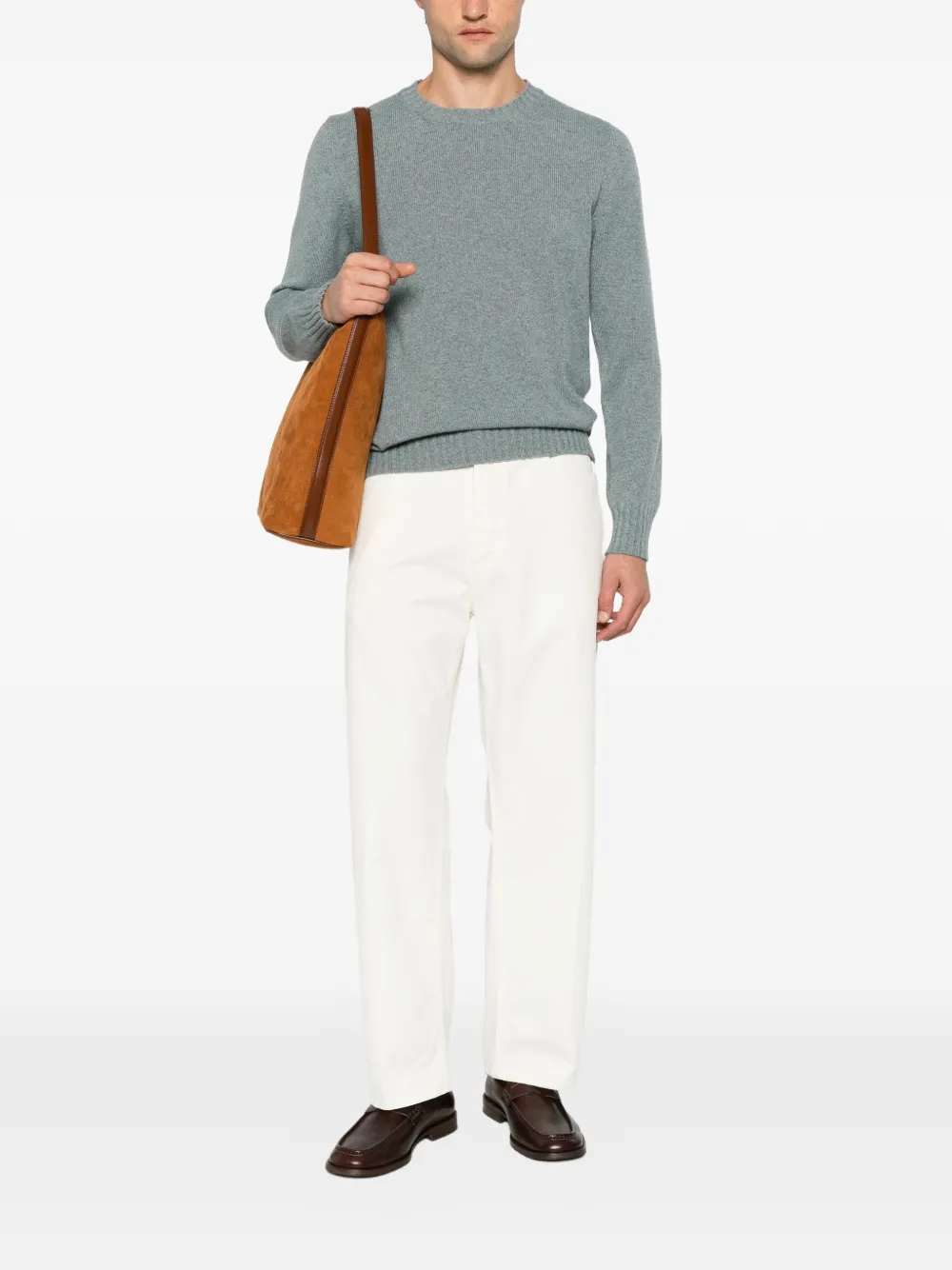 Nine In The Morning Albert ruimvallende jeans Beige