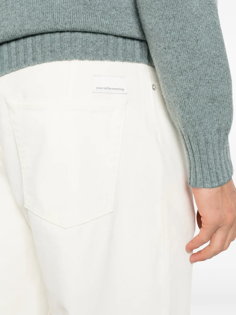 Nine In The Morning Albert ruimvallende jeans Beige