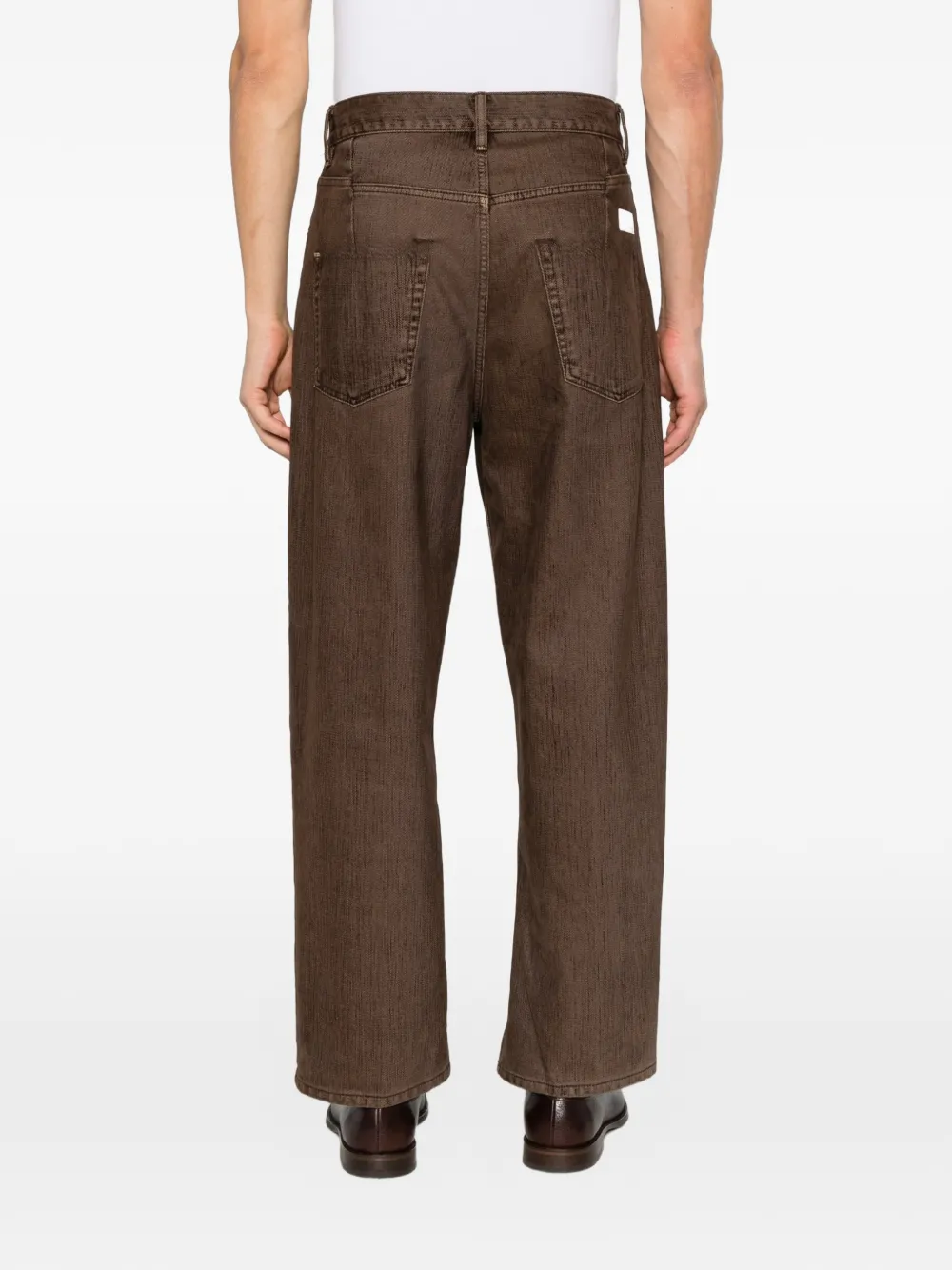 Nine In The Morning Albert ruimvallende jeans Bruin