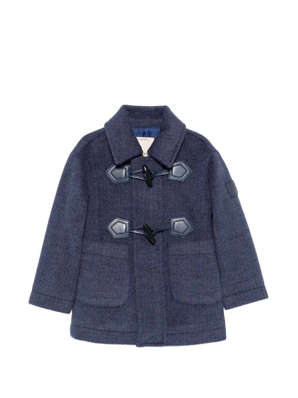 TRUSSARDI JUNIOR toggle-fastening coat - Blu