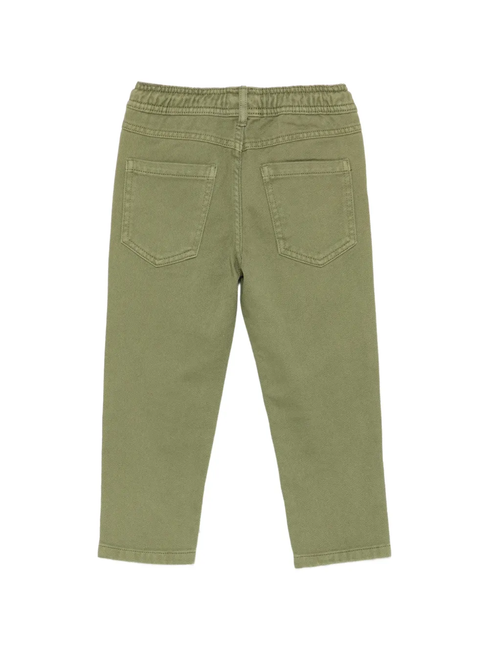 TRUSSARDI JUNIOR Broek met trekkoord en geborduurd logo Groen