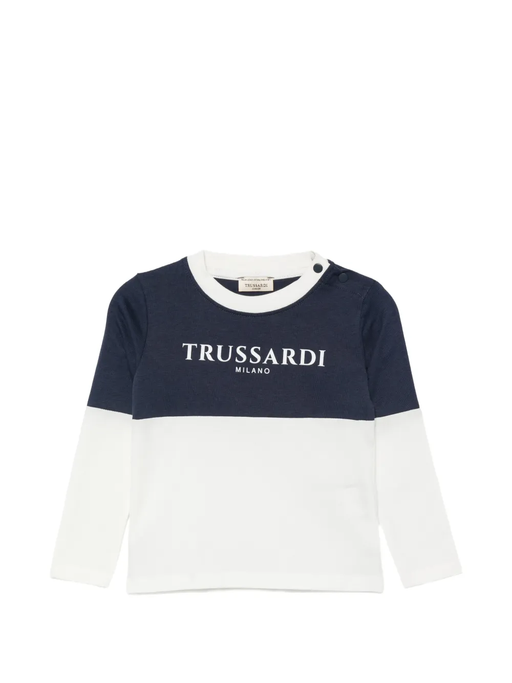 TRUSSARDI JUNIOR T-shirt met logoprint Blauw