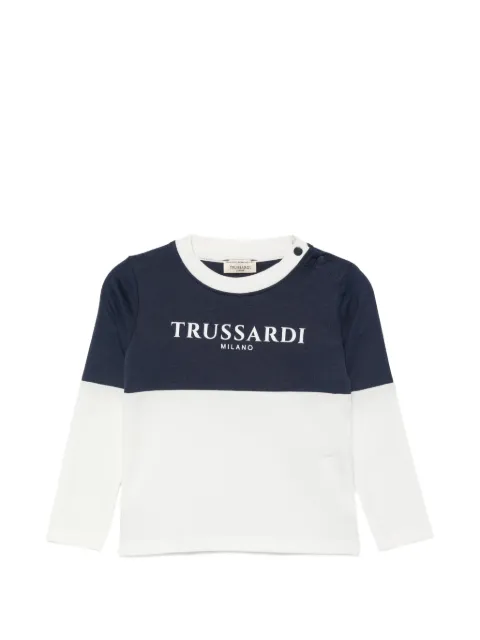 TRUSSARDI JUNIOR logo-print T-shirt