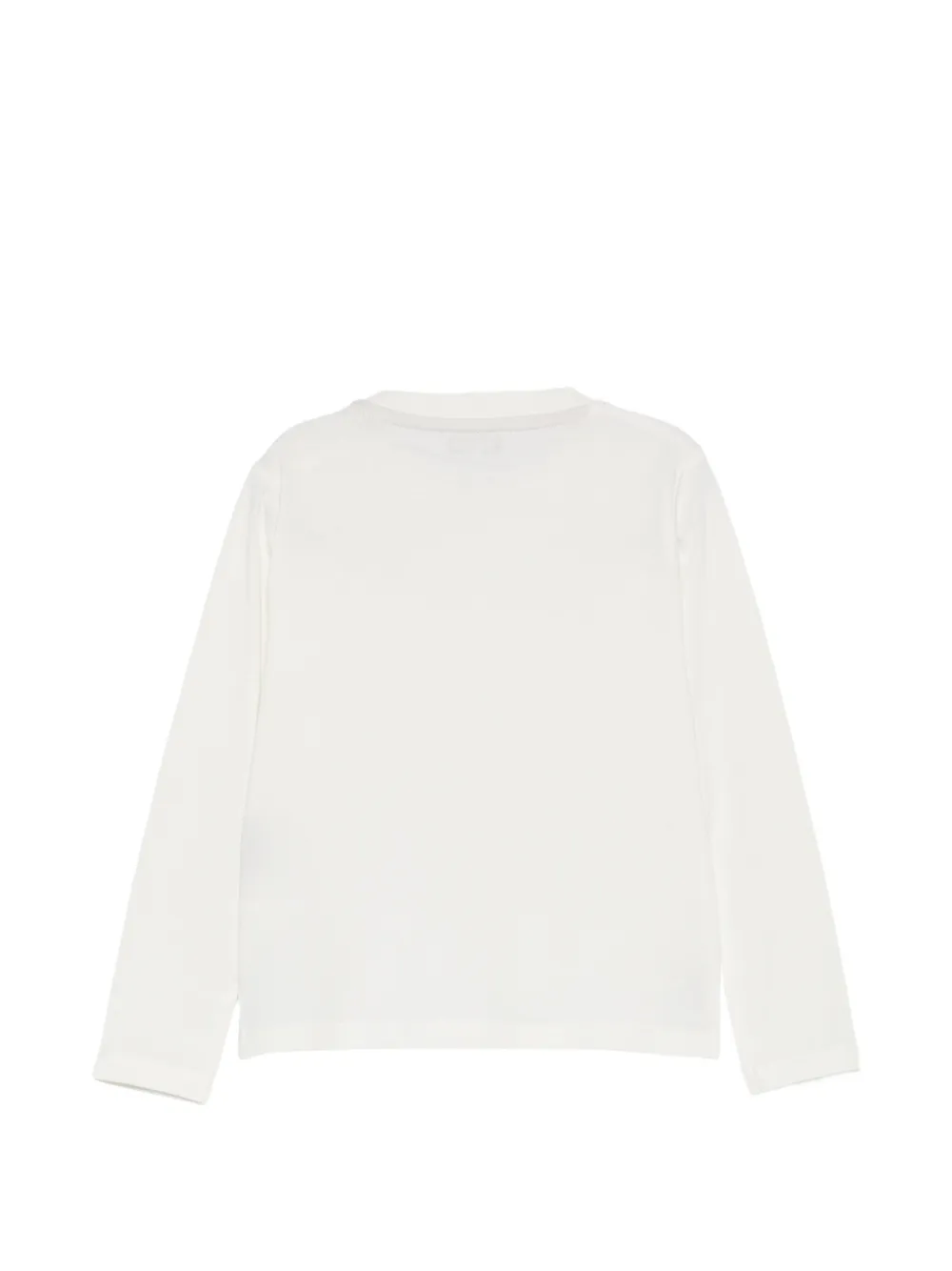 TRUSSARDI JUNIOR T-shirt met logodetail Wit