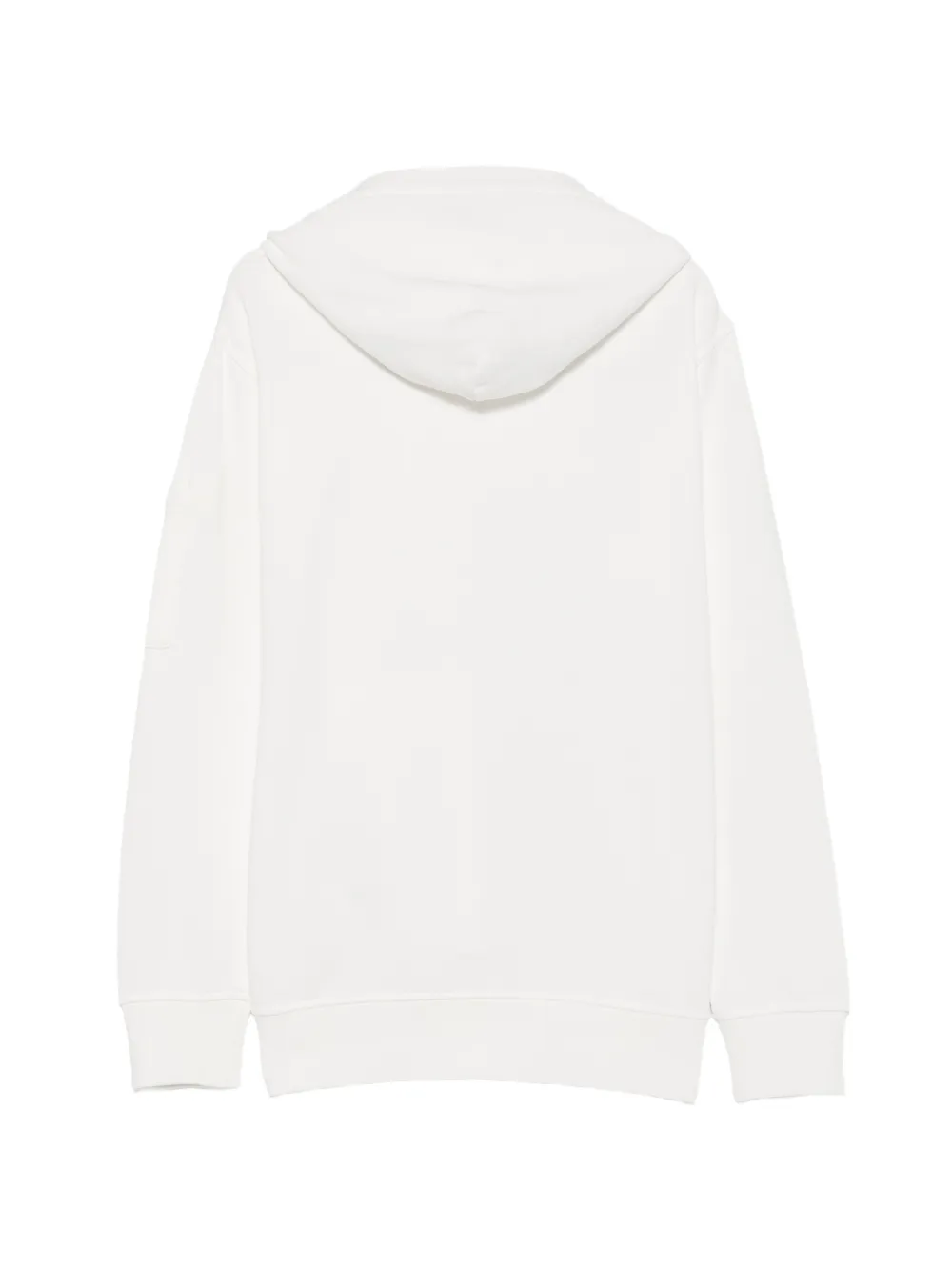 C.P. Company Kids Hoodie met buidelzak Wit