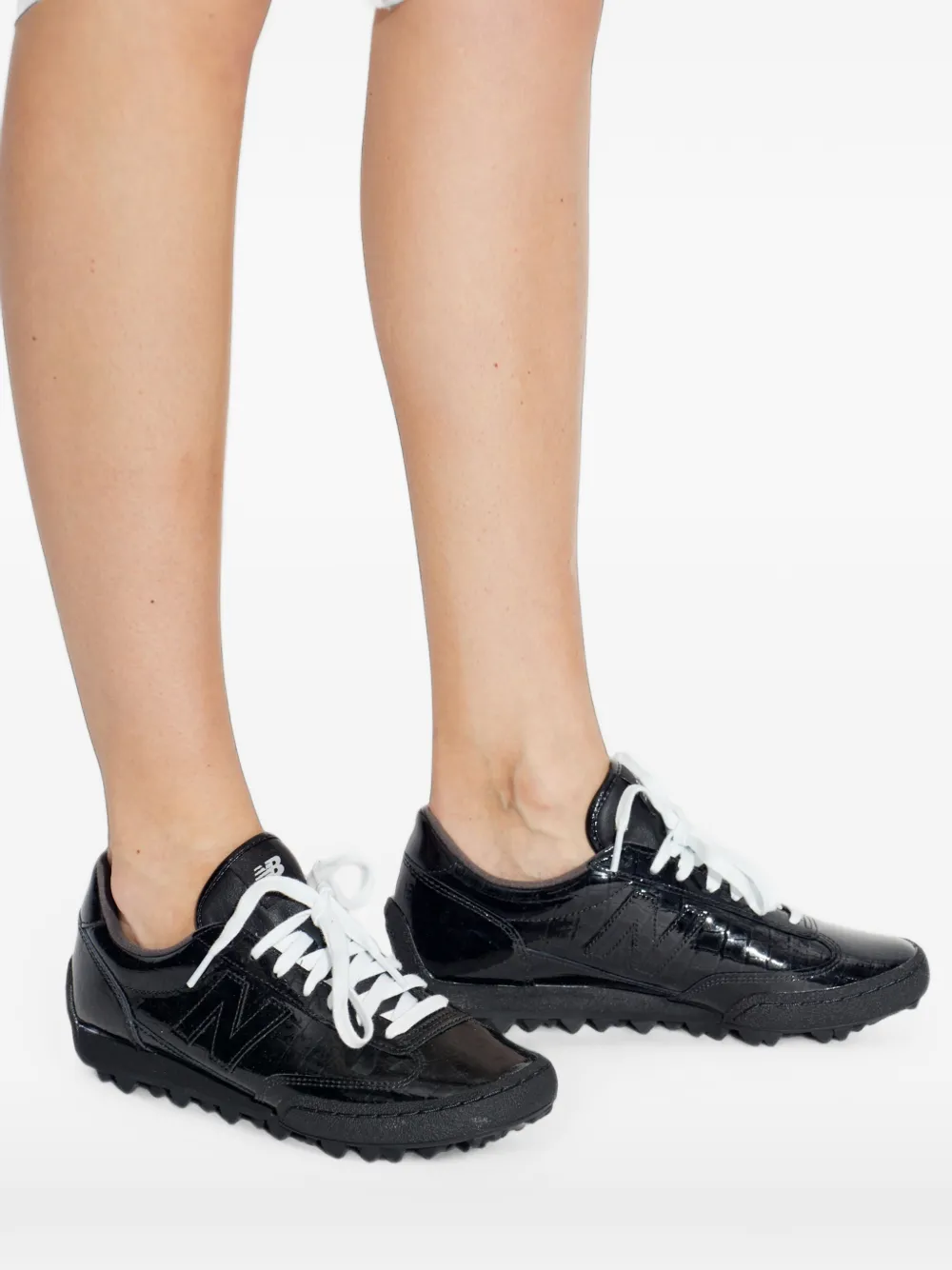 New Balance UGTR sneakers met krokodillen-reliëf Zwart