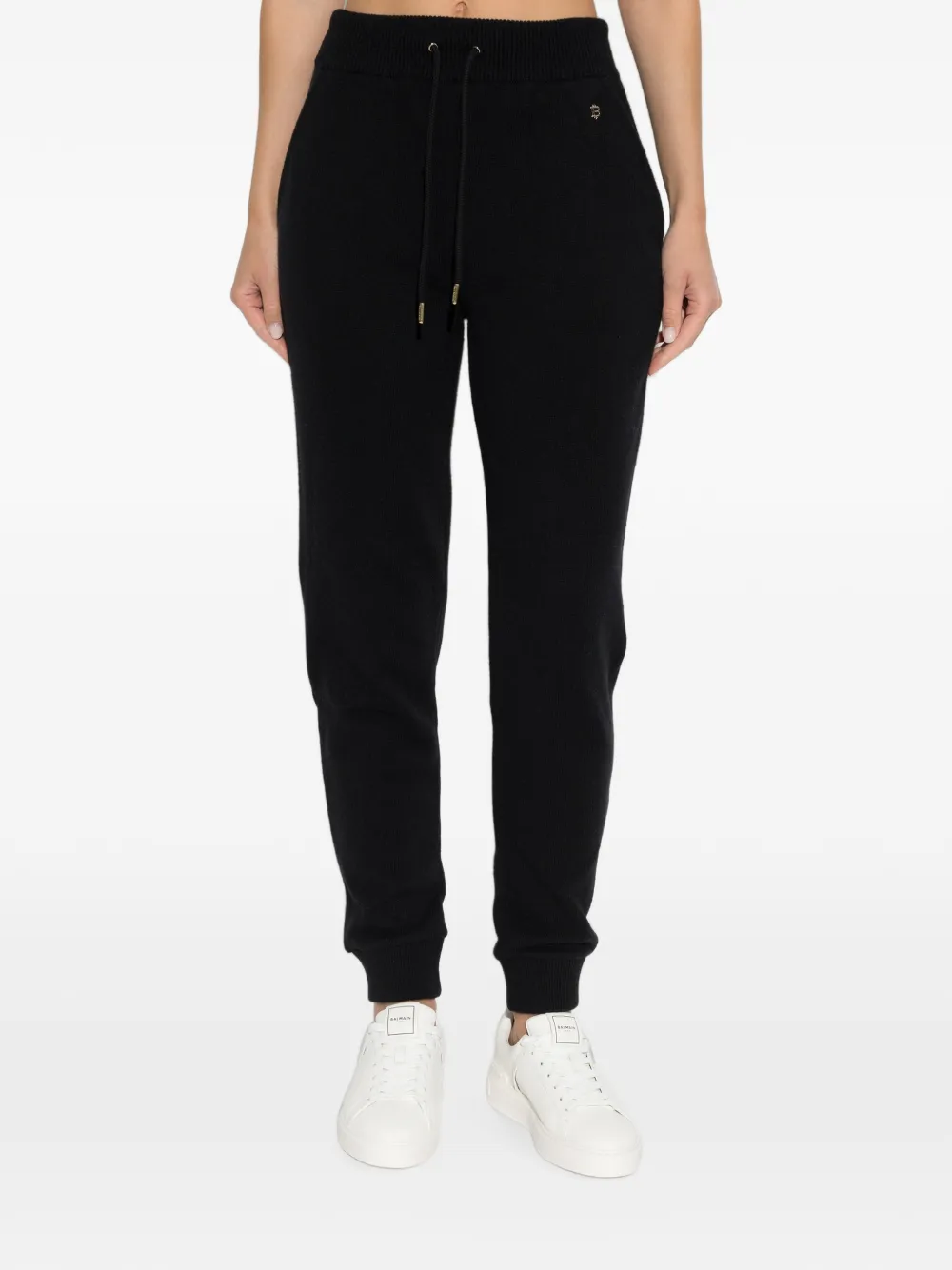 Balmain Trainingsbroek met logoplakkaat Zwart
