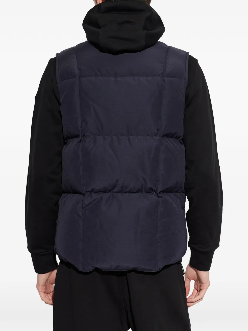 Moncler Brumelune gewatteerde bodywarmer Blauw