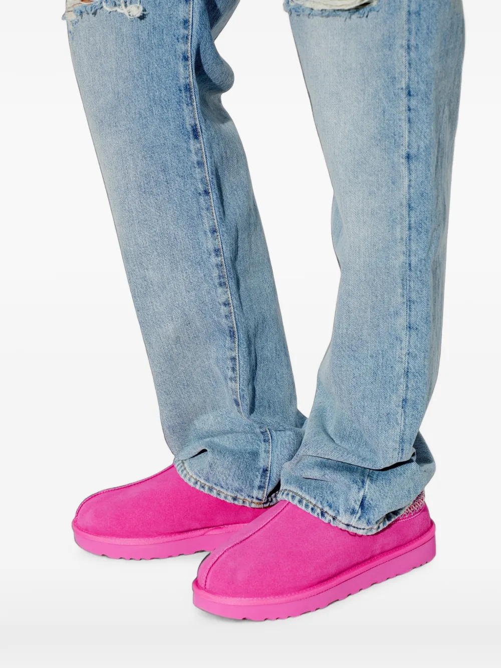 UGG Tasman II suede slippers Roze