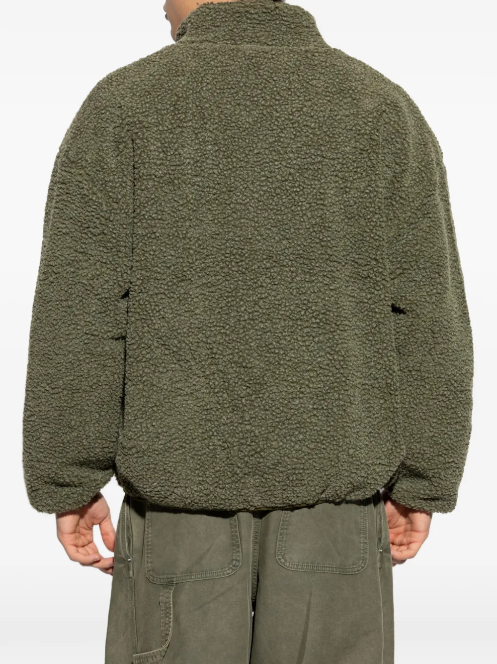 American Vintage Trui met logopatch Groen