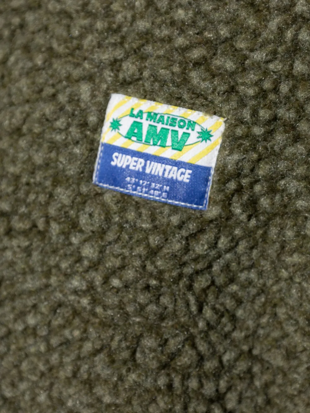 American Vintage Trui met logopatch Groen