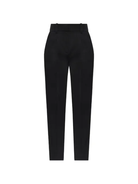 Balmain 울 플리츠 팬츠