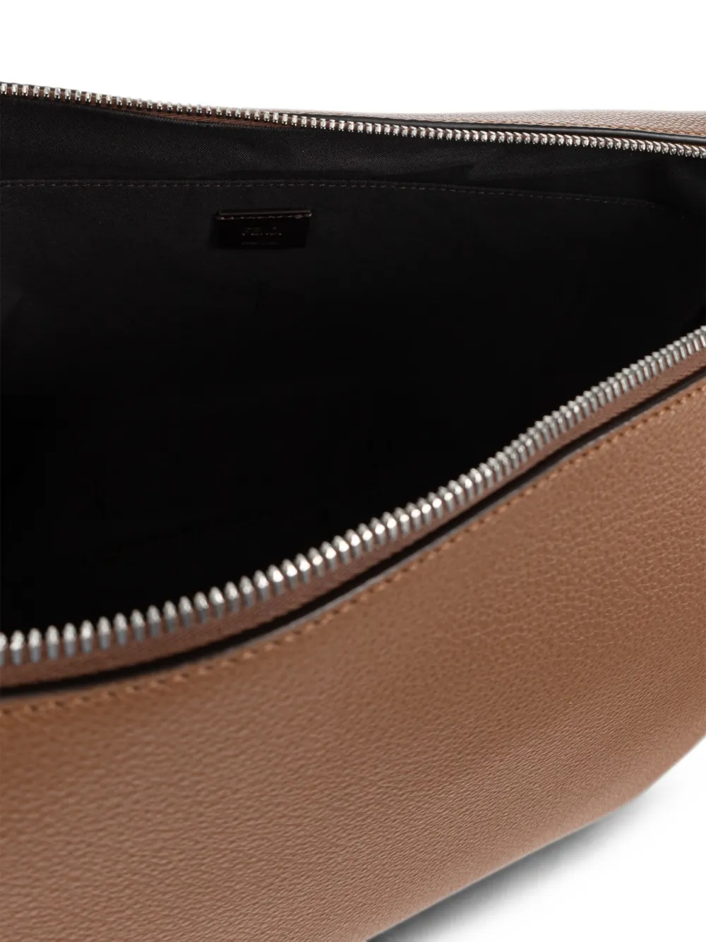 FENDI Grote Lui leren schoudertas Bruin